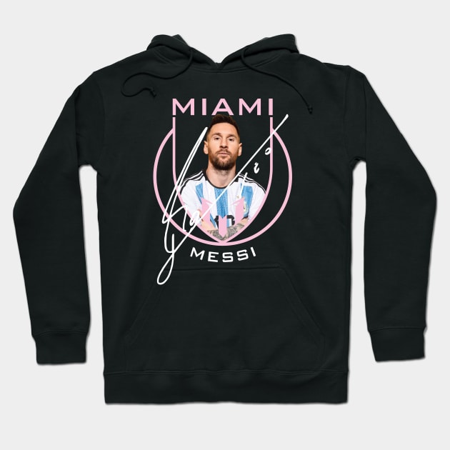 Messi Inter Miami Hoodie by Nagorniak